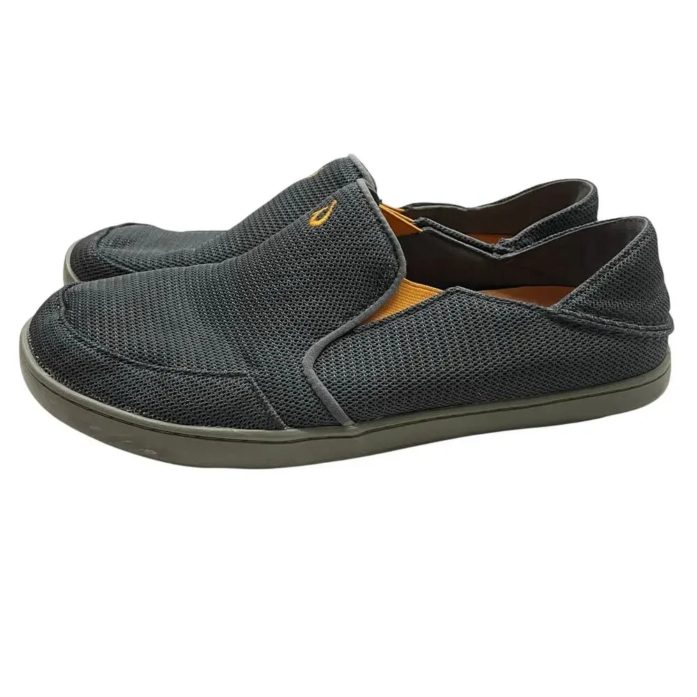 Olukai Nohea Mesh Dark Shadow Slip On   Shoes Men’s Size 8M